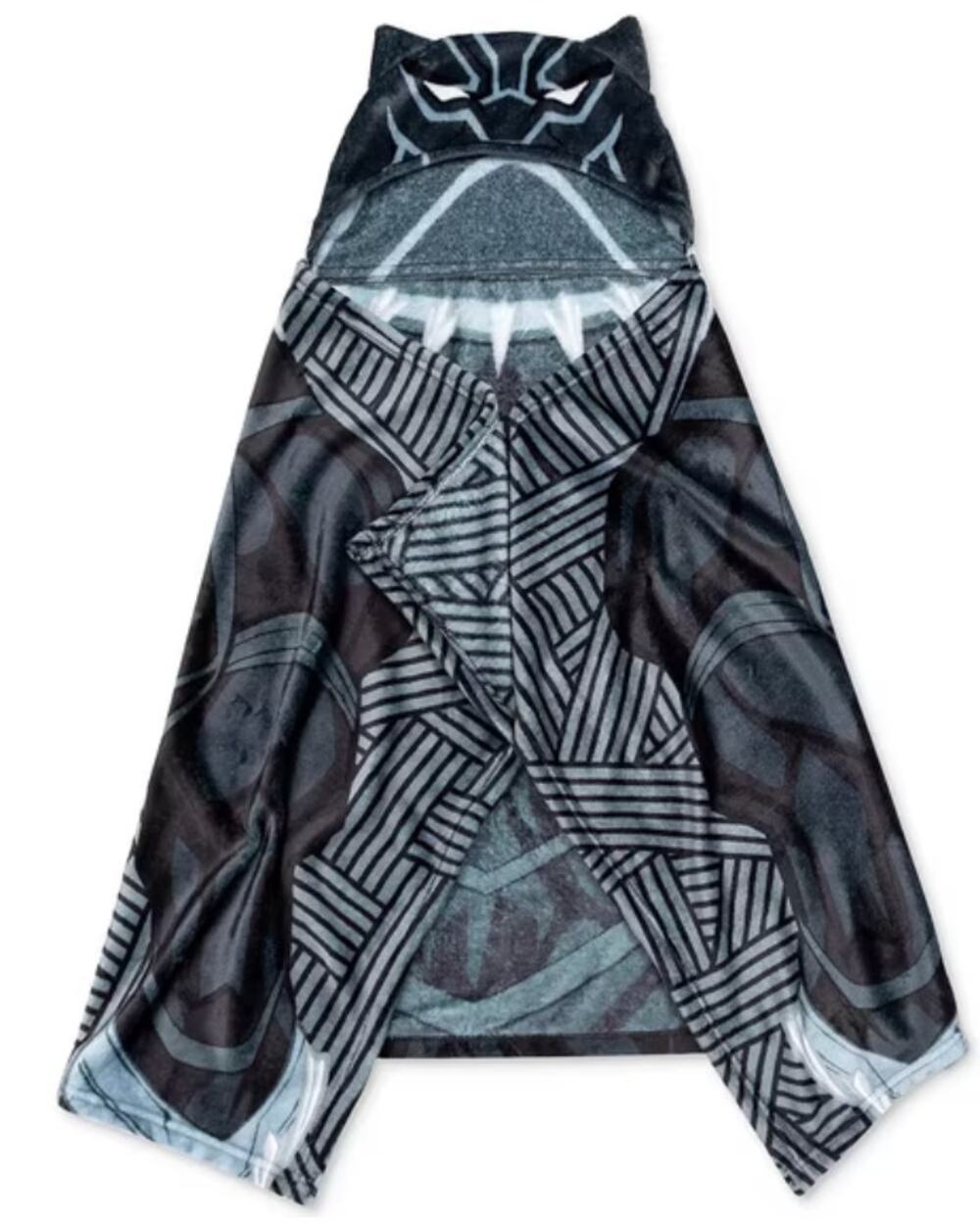 Disney Marvel Avengers Black Panther Hooded Blanket Soft Fleece Throw Wrap